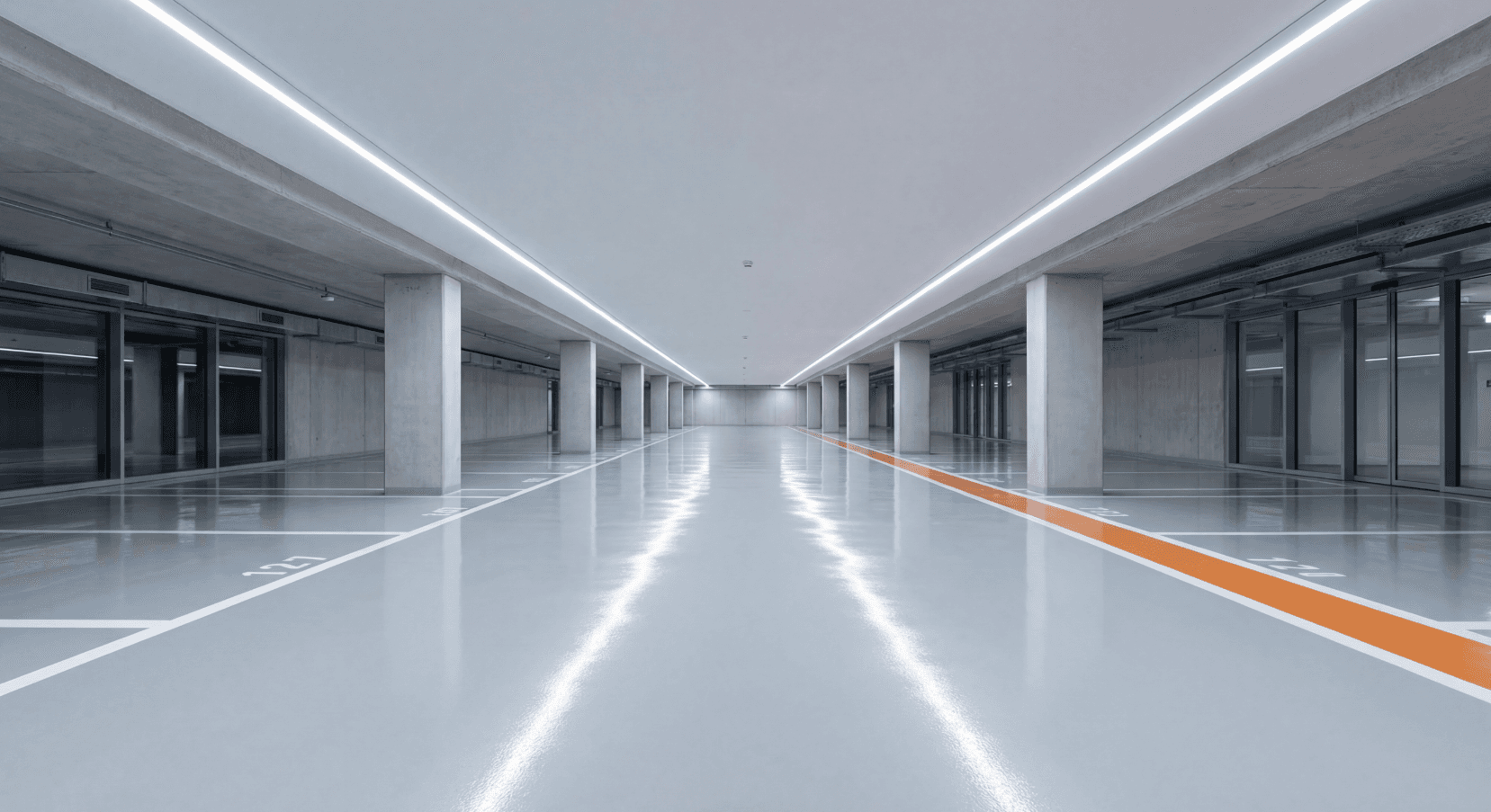 Наливной эпоксидный пол 1 мм